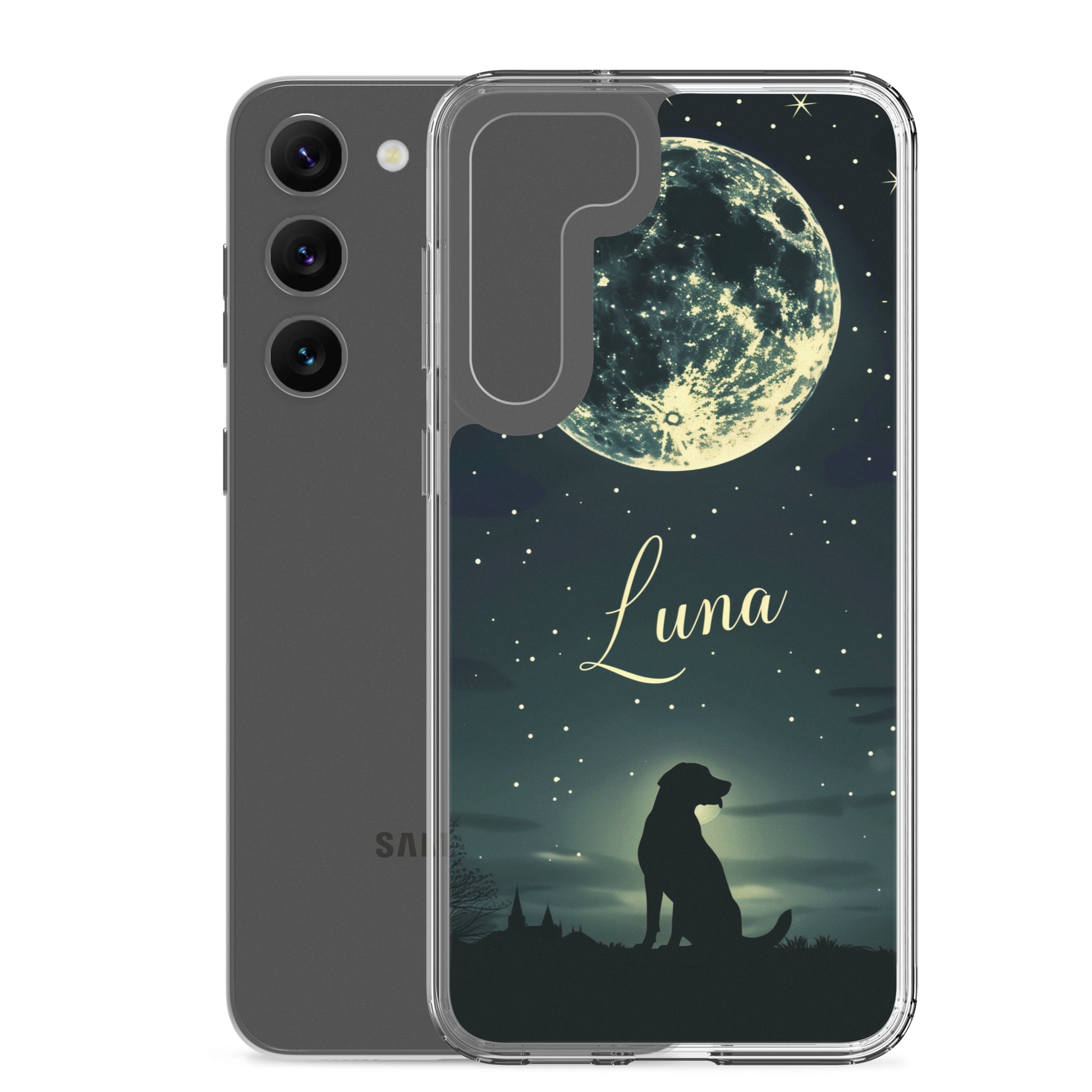 Canine Name Luna Clear Case for Samsung®