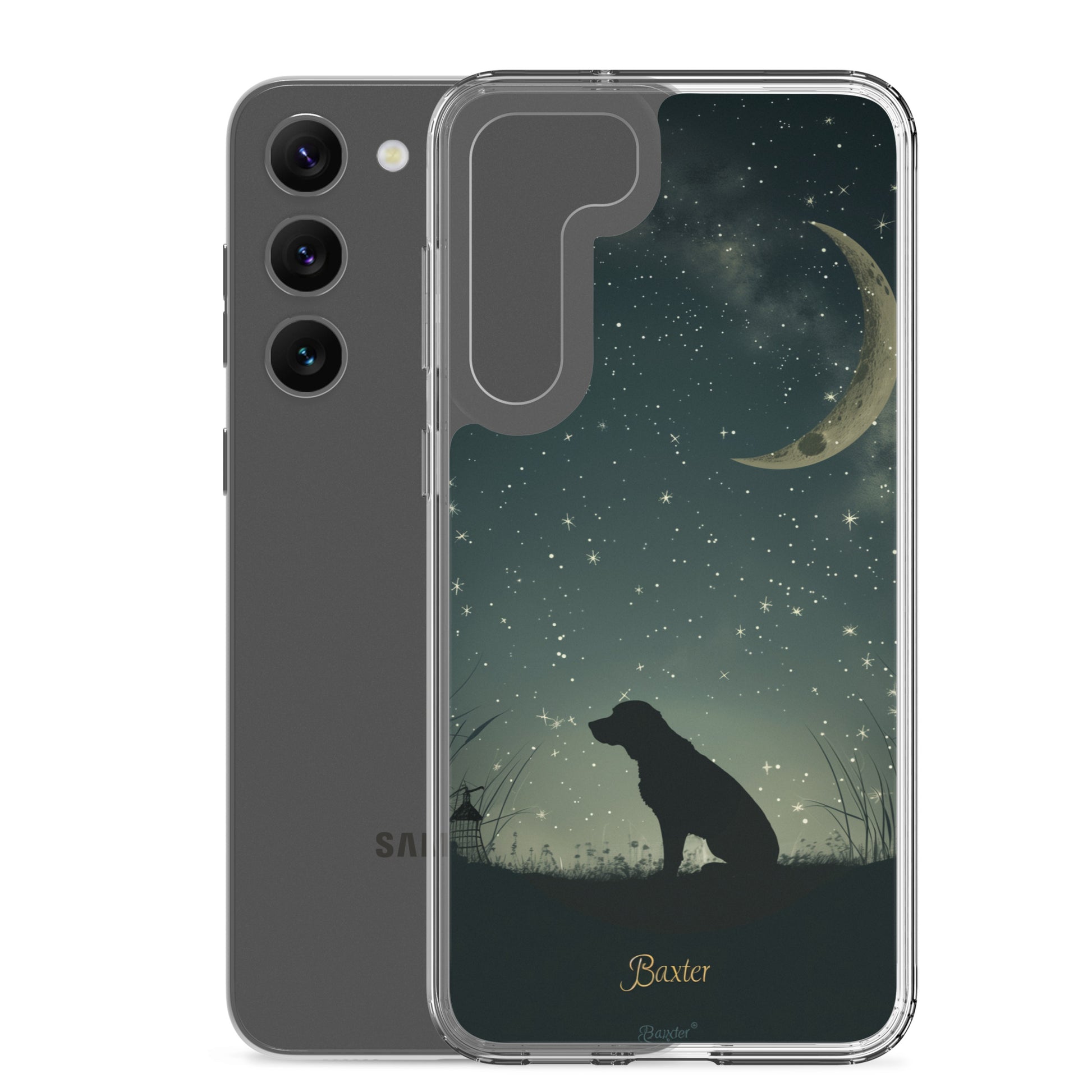 Canine Name Baxter Clear Case for Samsung®
