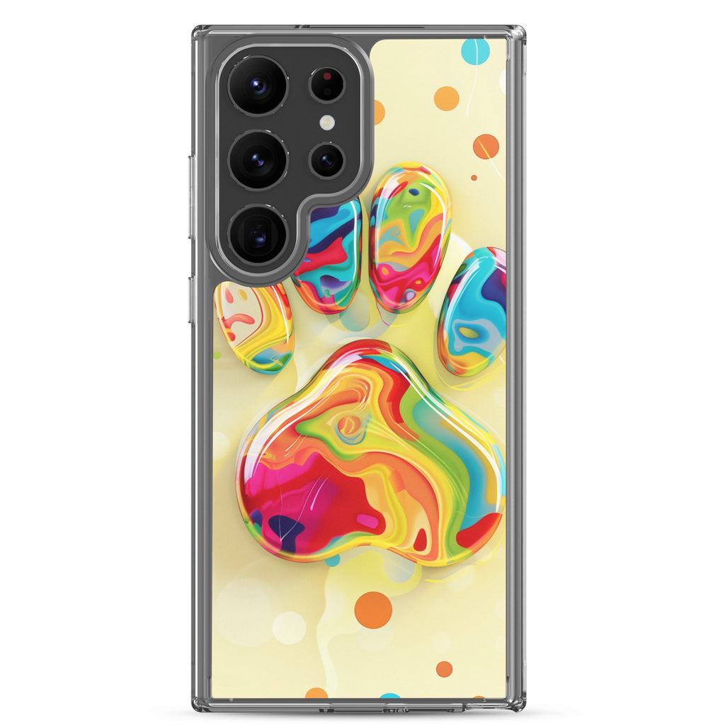 Artistic PawPrints Celestia Clear Case for Samsung®