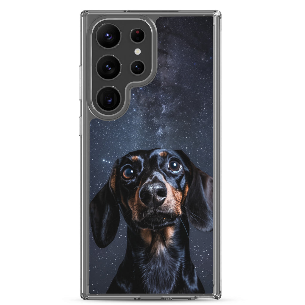 Dachshund Starry Night Clear Case for Samsung®