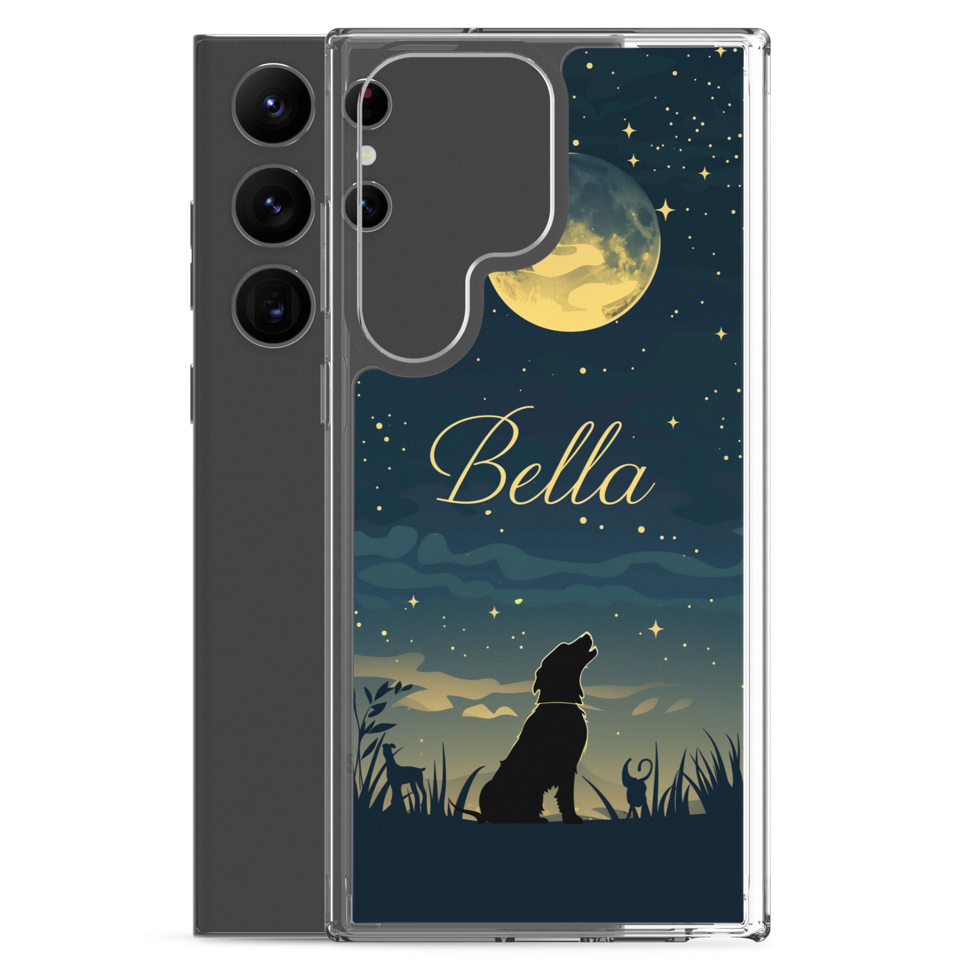 Canine Name Bella Clear Case for Samsung®