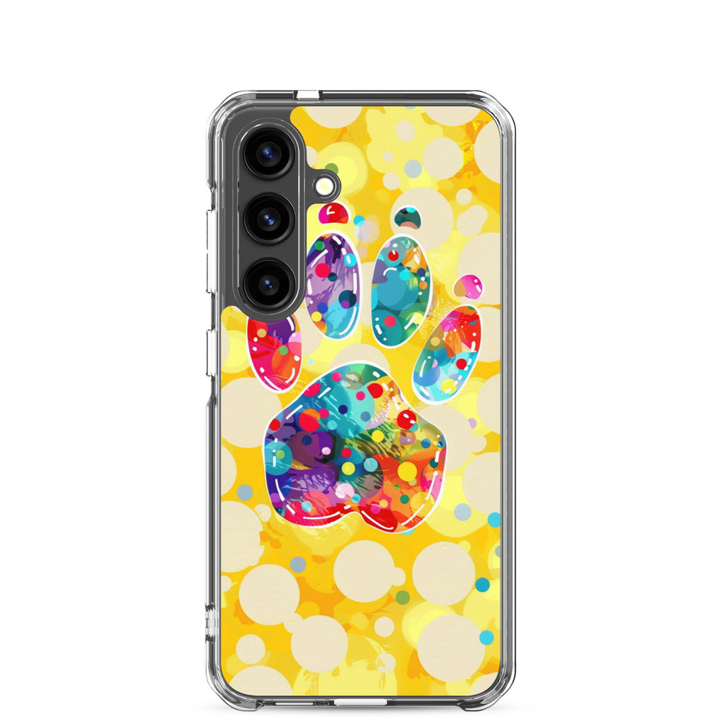 Artistic PawPrints Borealis Clear Case for Samsung®