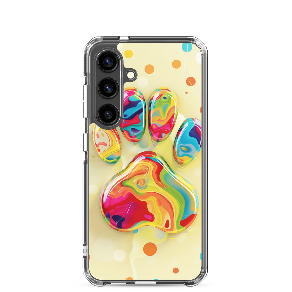 Artistic PawPrints Celestia Clear Case for Samsung®