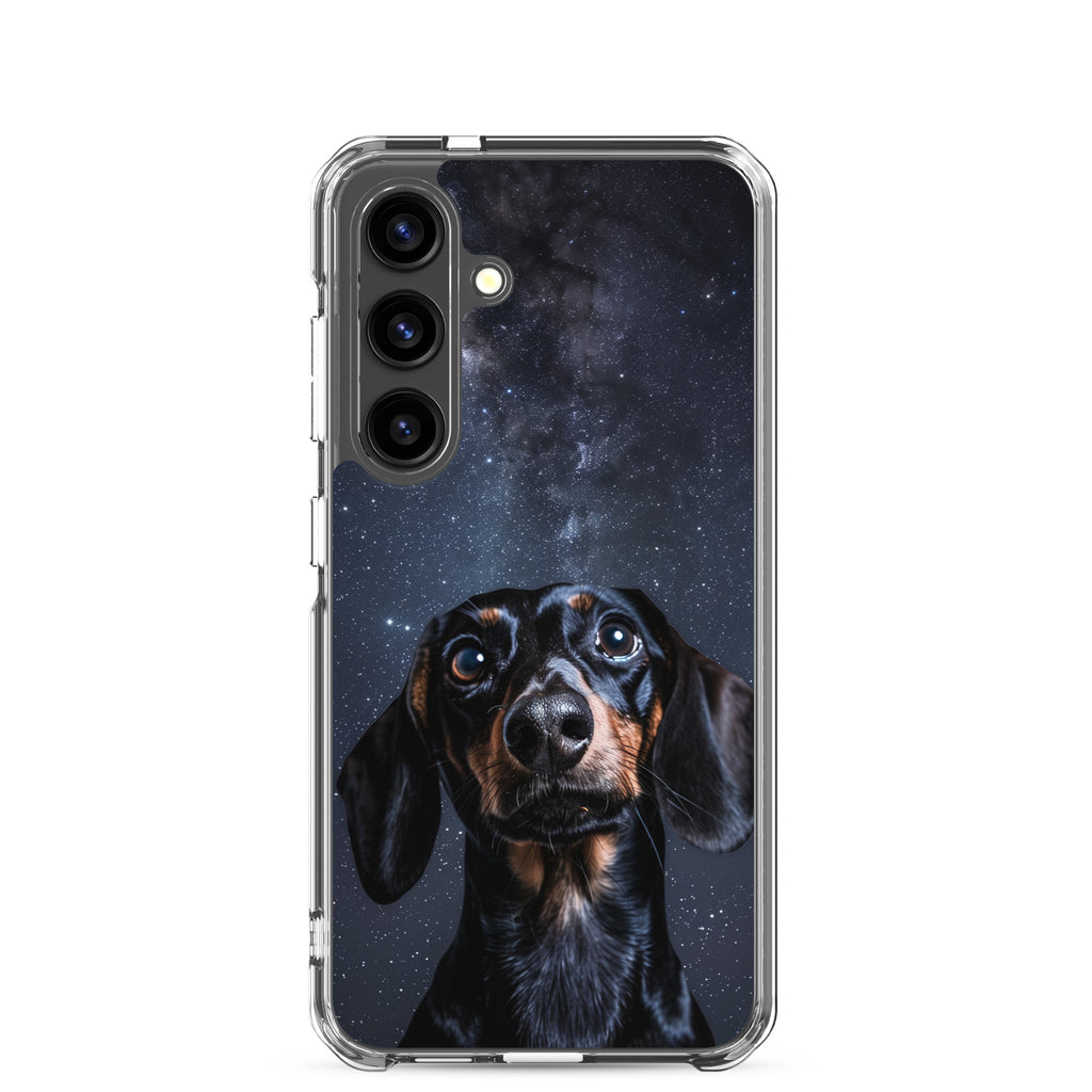 Dachshund Starry Night Clear Case for Samsung®