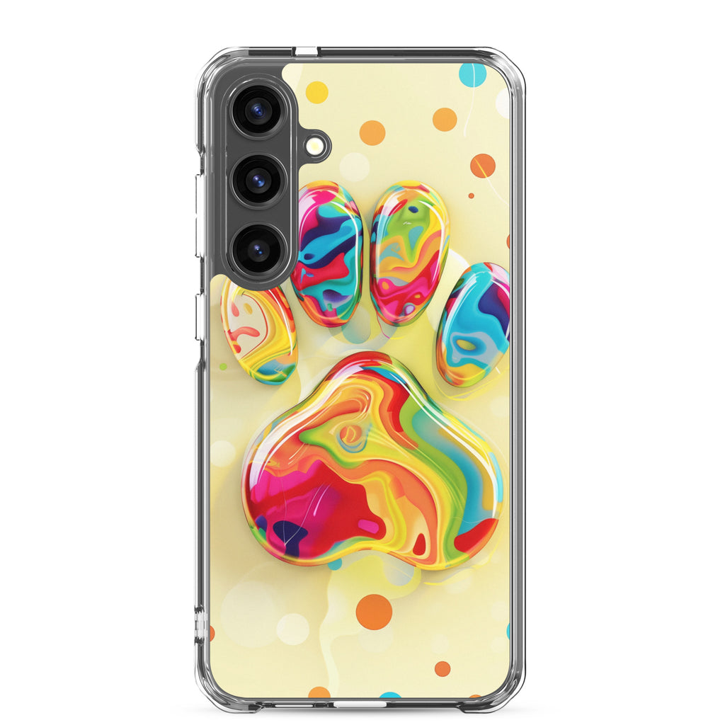 Artistic PawPrints Celestia Clear Case for Samsung®