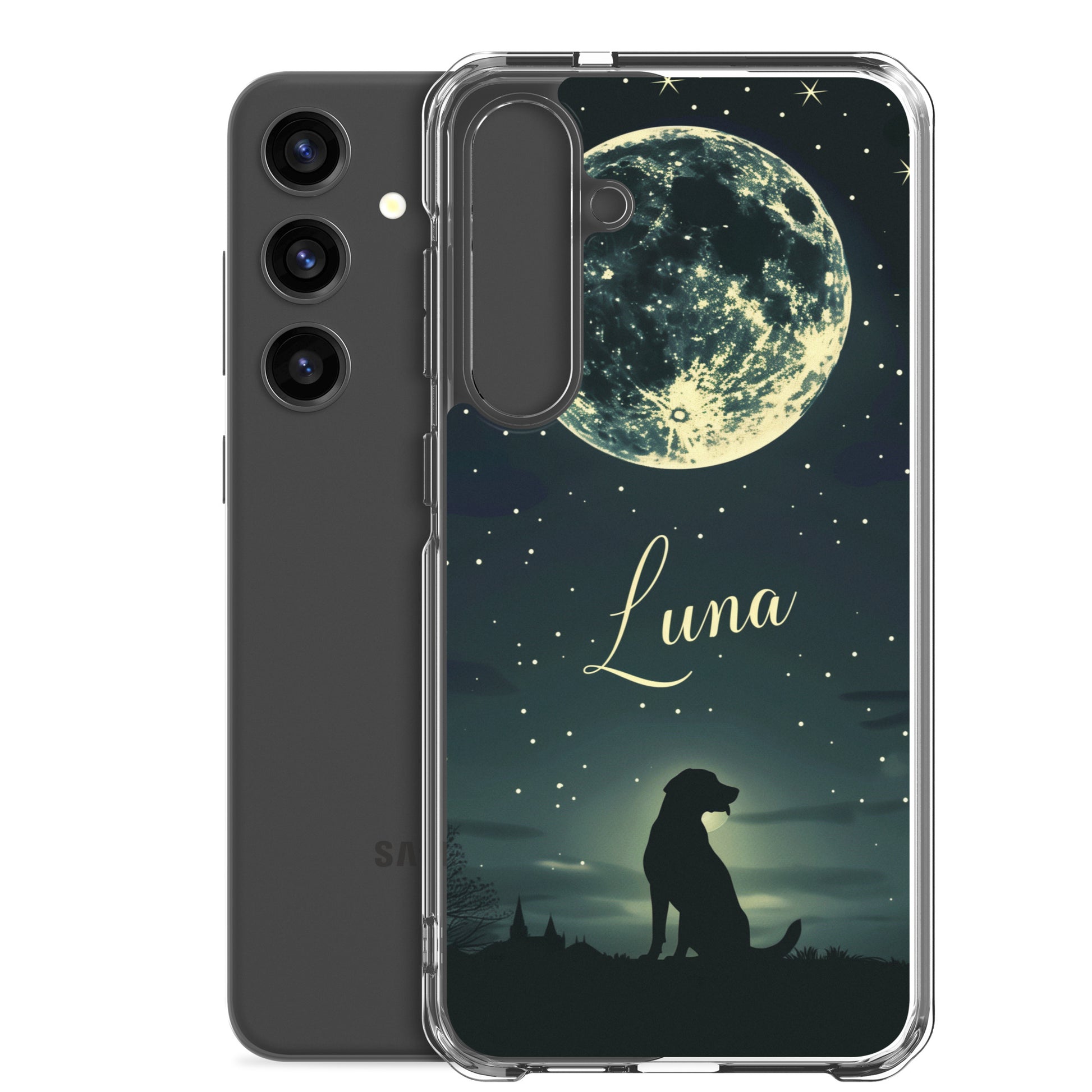 Canine Name Luna Clear Case for Samsung®