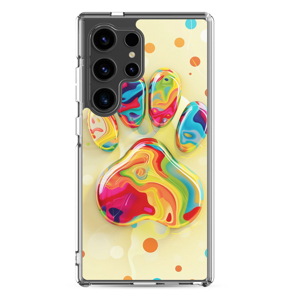 Artistic PawPrints Celestia Clear Case for Samsung®