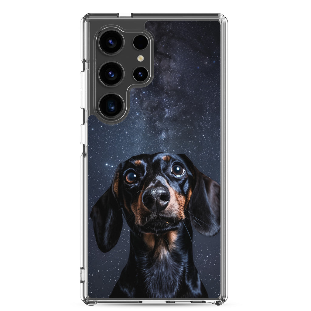 Dachshund Starry Night Clear Case for Samsung®