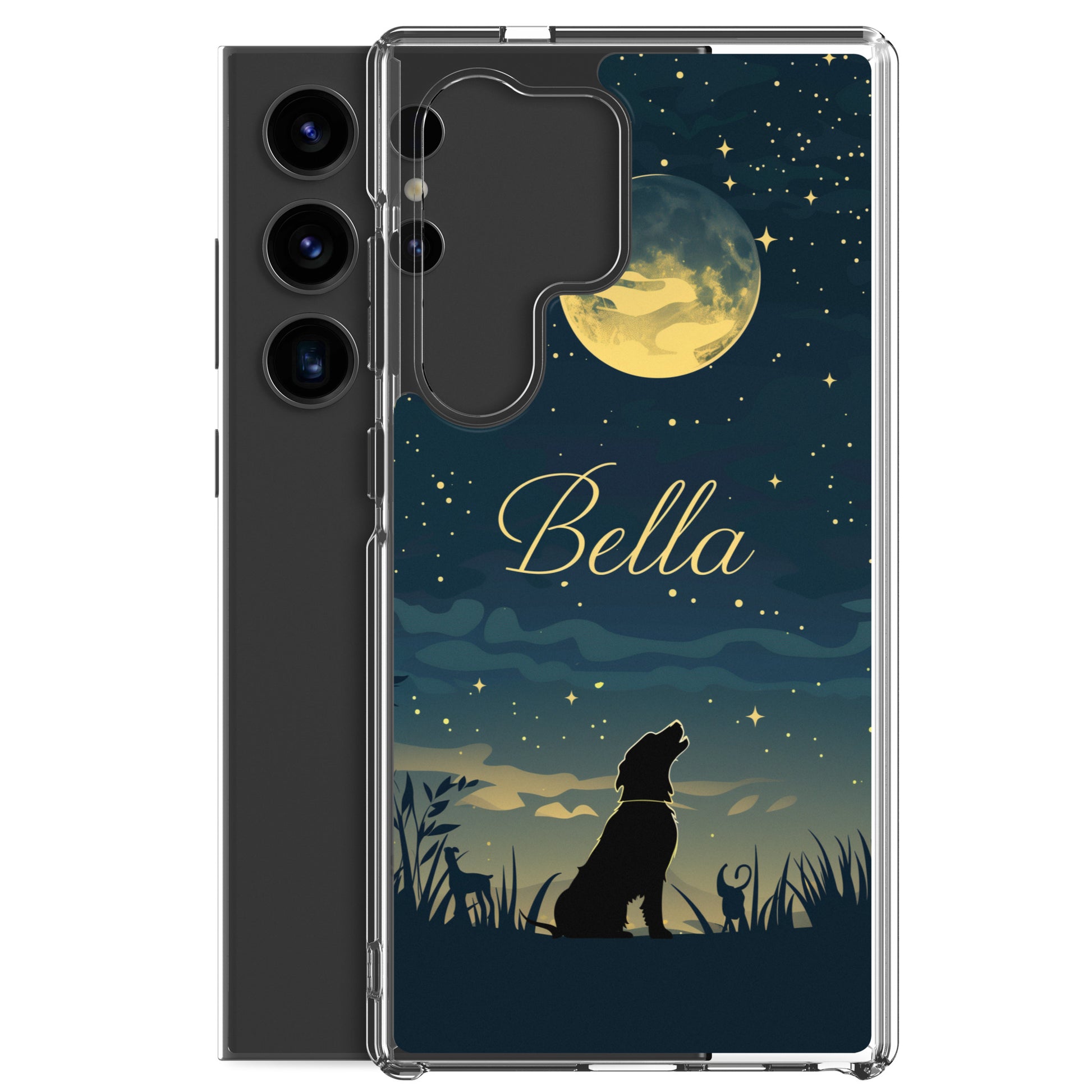 Canine Name Bella Clear Case for Samsung®