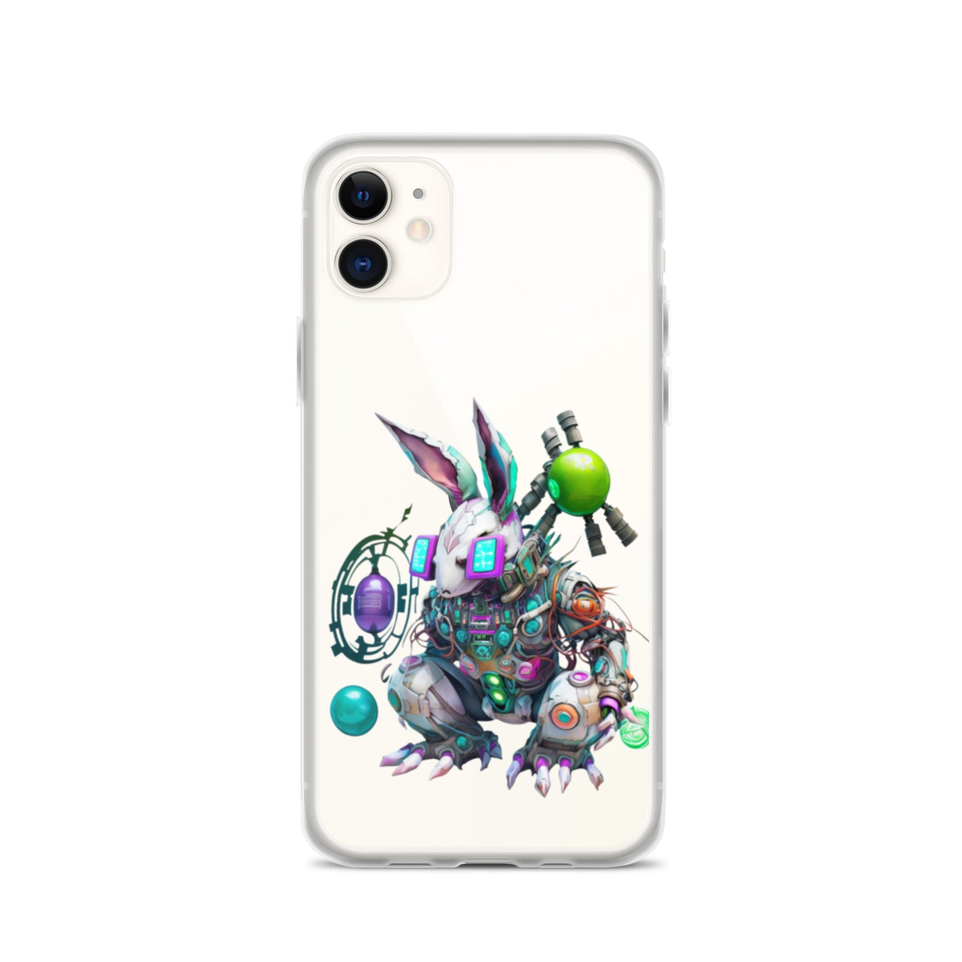 Easter Cyber Bunny Peter Clear Case for iPhone®