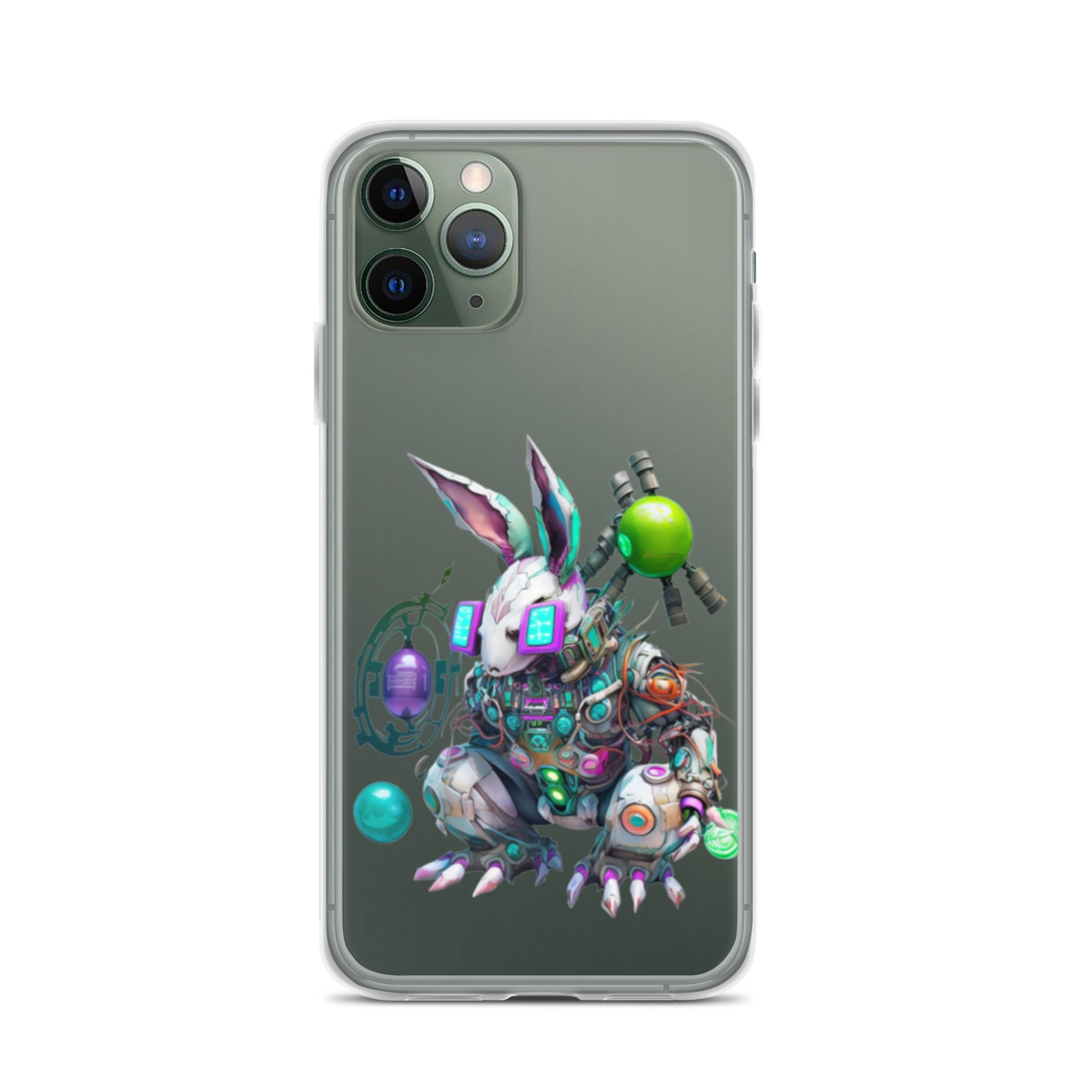 Easter Cyber Bunny Peter Clear Case for iPhone®