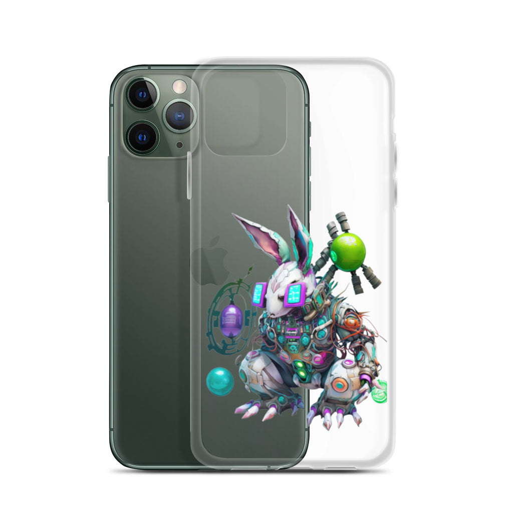 Easter Cyber Bunny Peter Clear Case for iPhone®