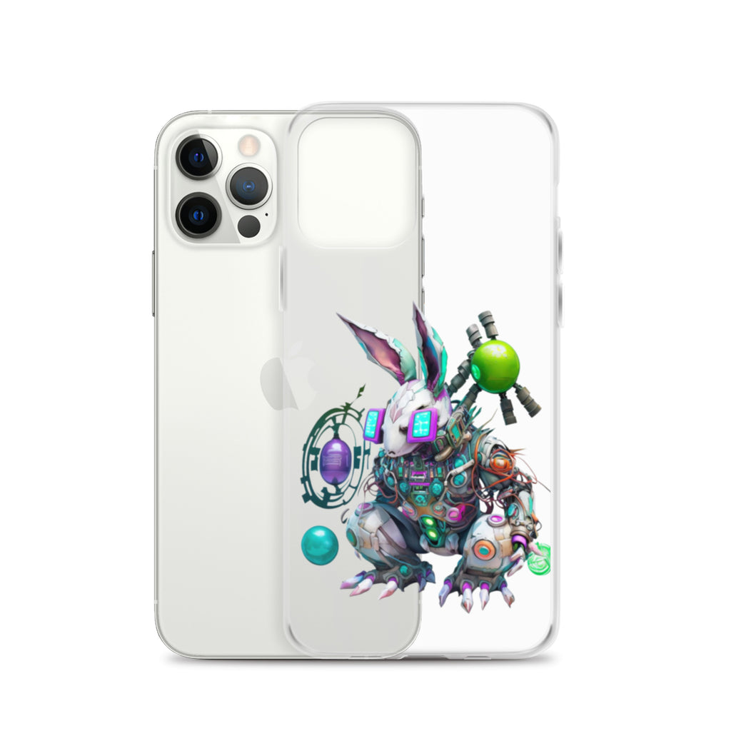 Easter Cyber Bunny Peter Clear Case for iPhone®