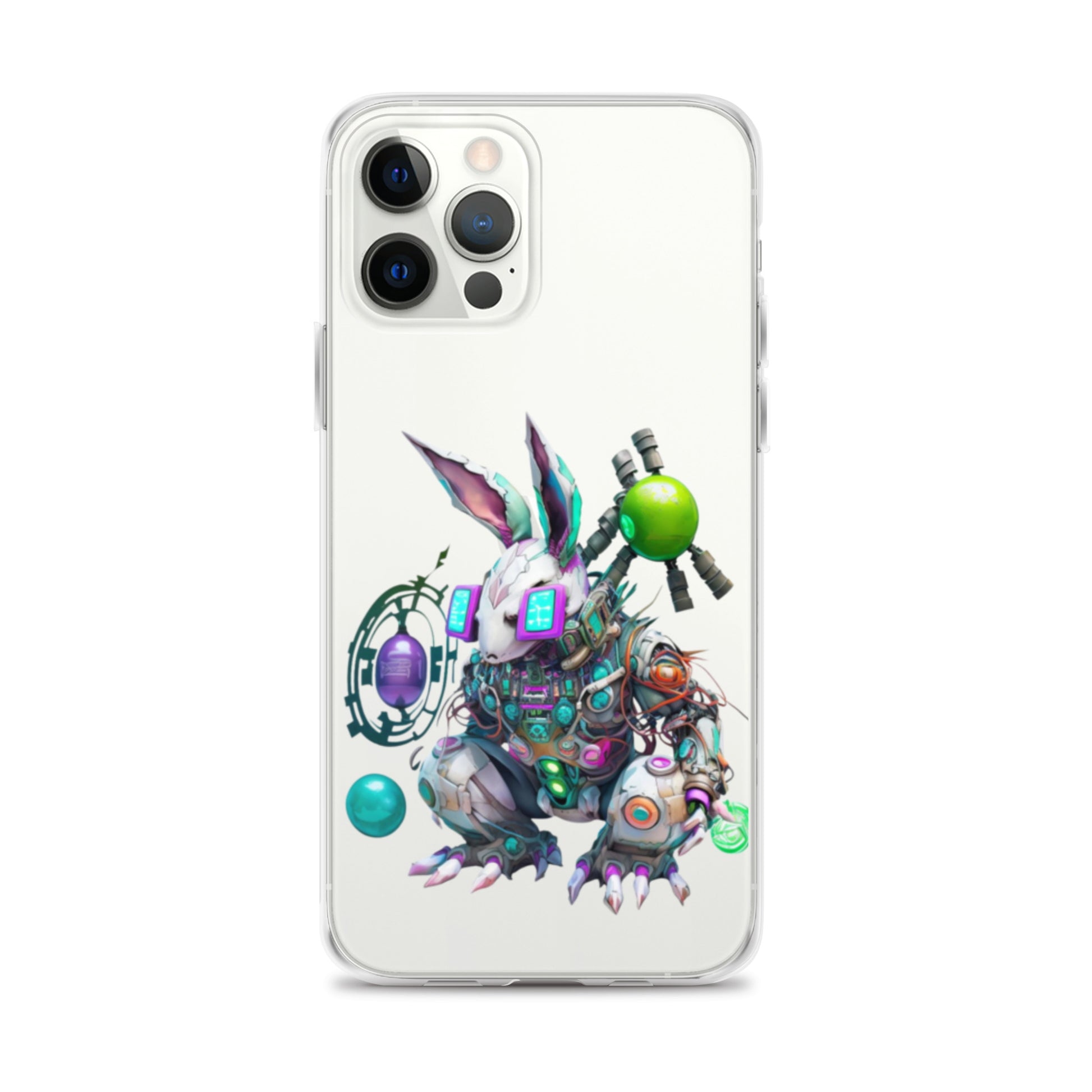 Easter Cyber Bunny Peter Clear Case for iPhone®