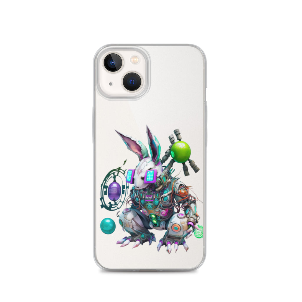 Easter Cyber Bunny Peter Clear Case for iPhone®