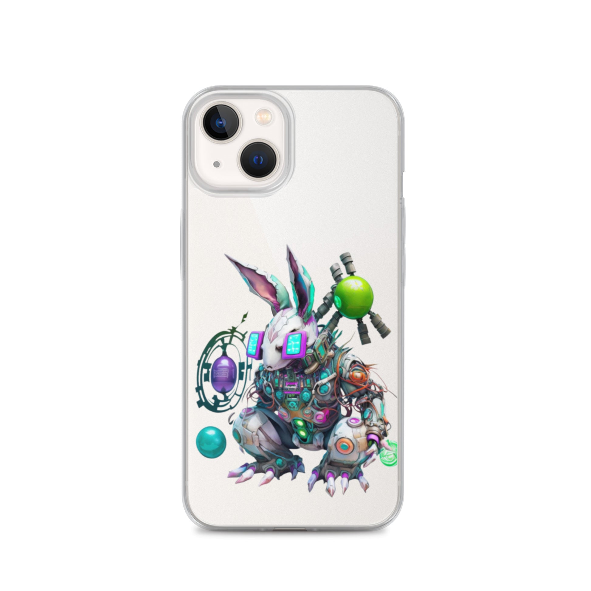 Easter Cyber Bunny Peter Clear Case for iPhone®