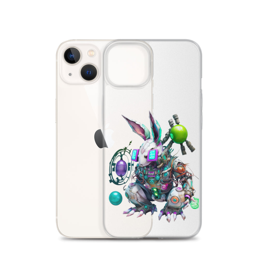 Easter Cyber Bunny Peter Clear Case for iPhone®