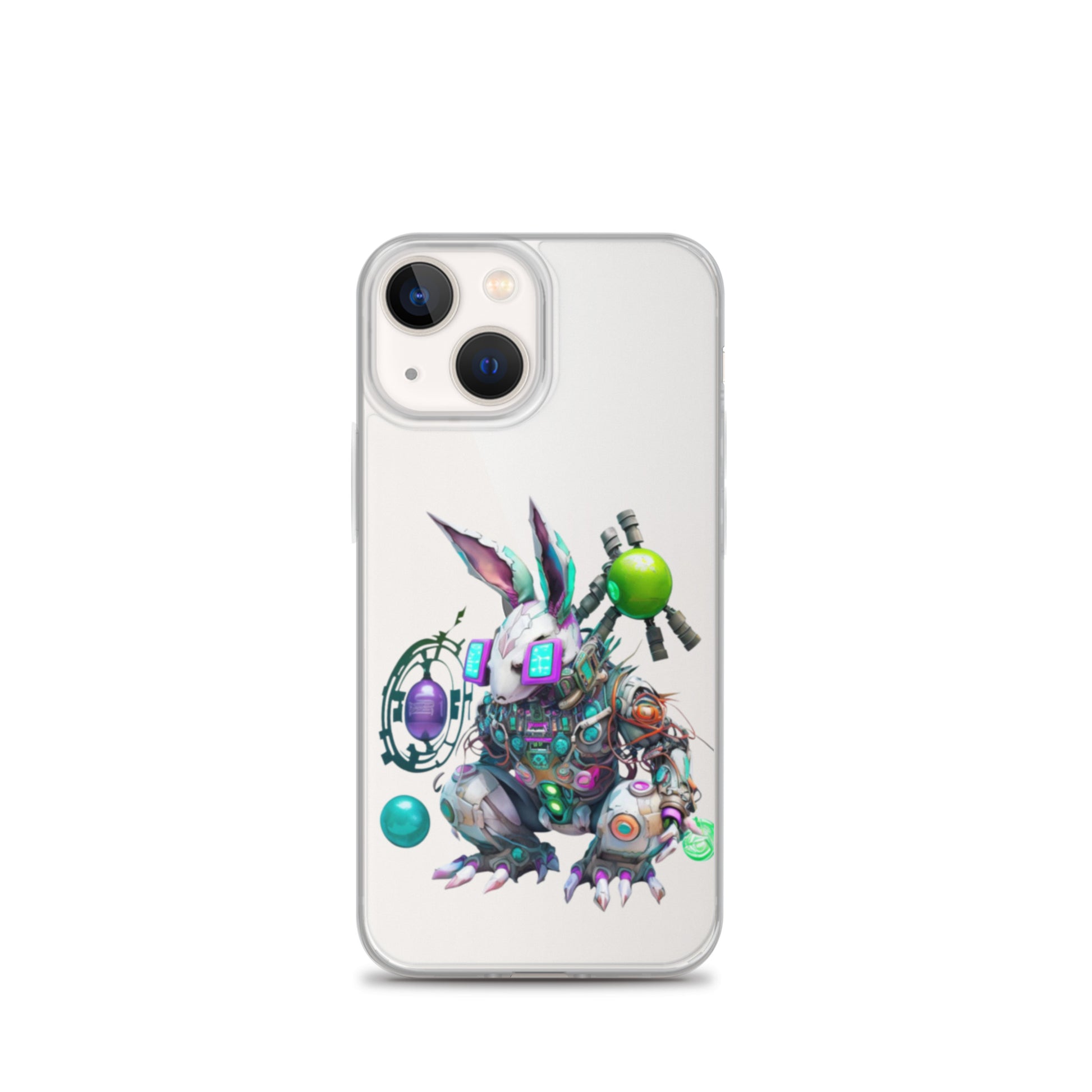 Easter Cyber Bunny Peter Clear Case for iPhone®