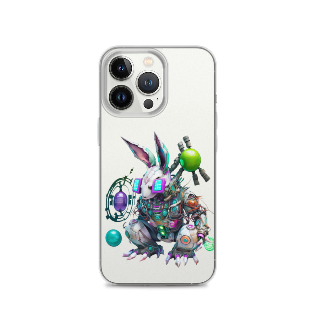Easter Cyber Bunny Peter Clear Case for iPhone®