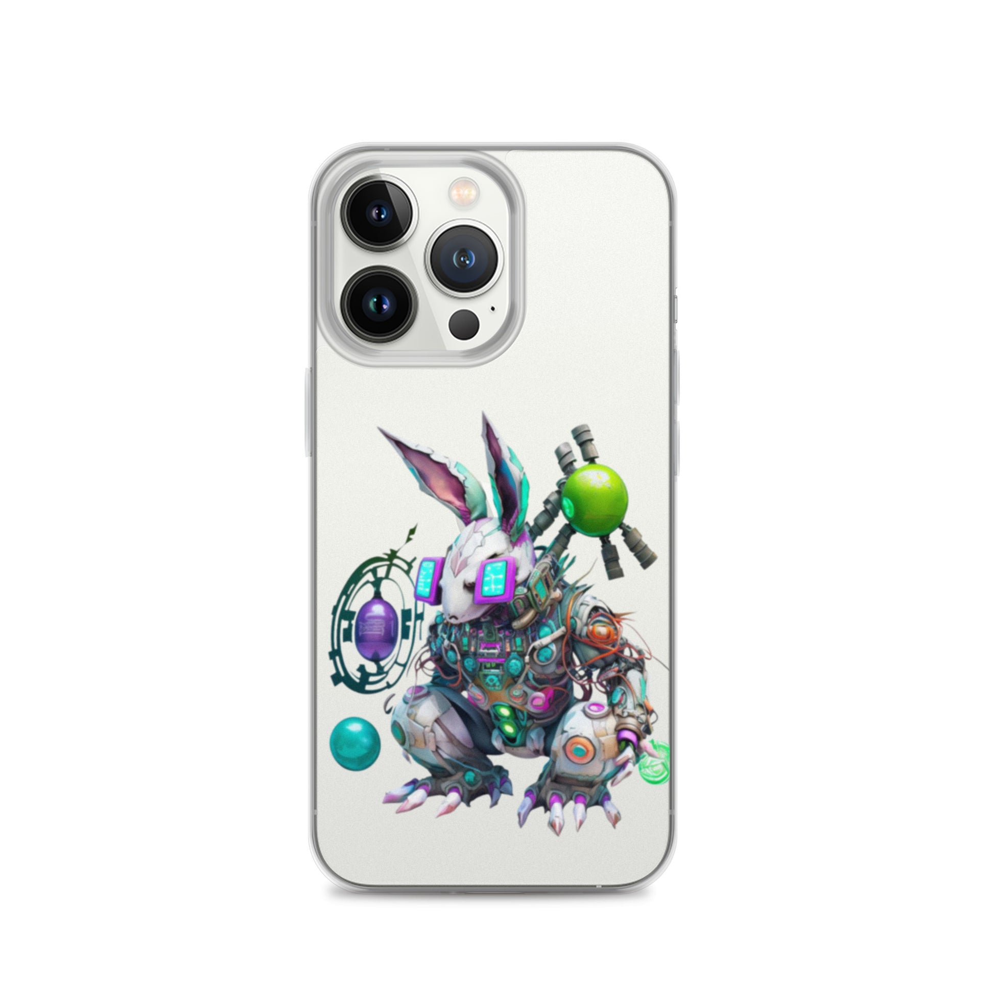 Easter Cyber Bunny Peter Clear Case for iPhone®