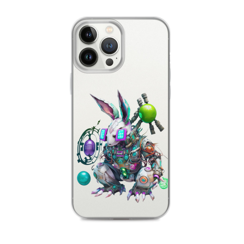 Easter Cyber Bunny Peter Clear Case for iPhone®