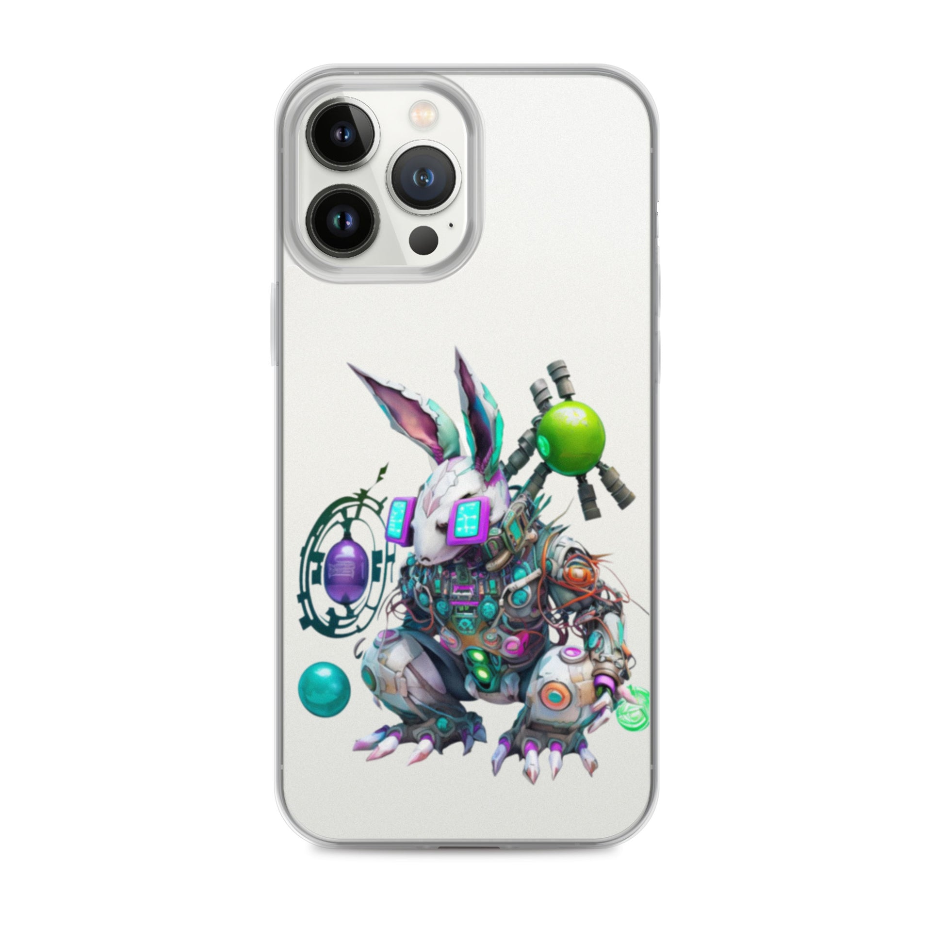 Easter Cyber Bunny Peter Clear Case for iPhone®