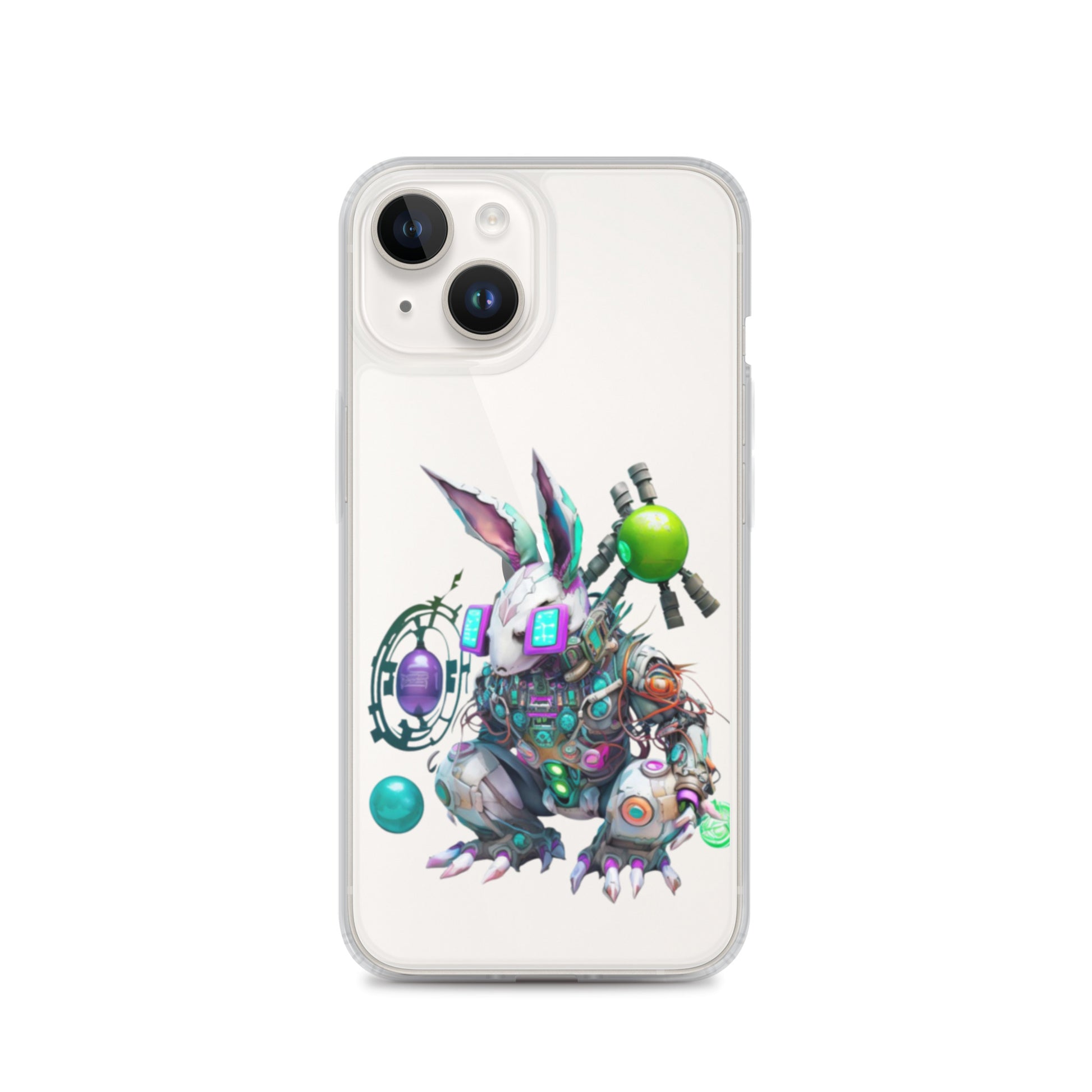 Easter Cyber Bunny Peter Clear Case for iPhone®