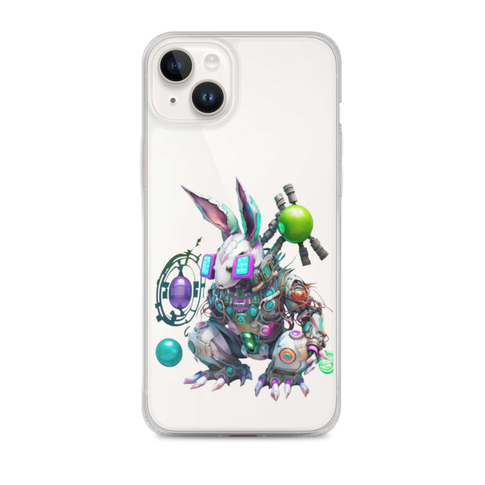Easter Cyber Bunny Peter Clear Case for iPhone®