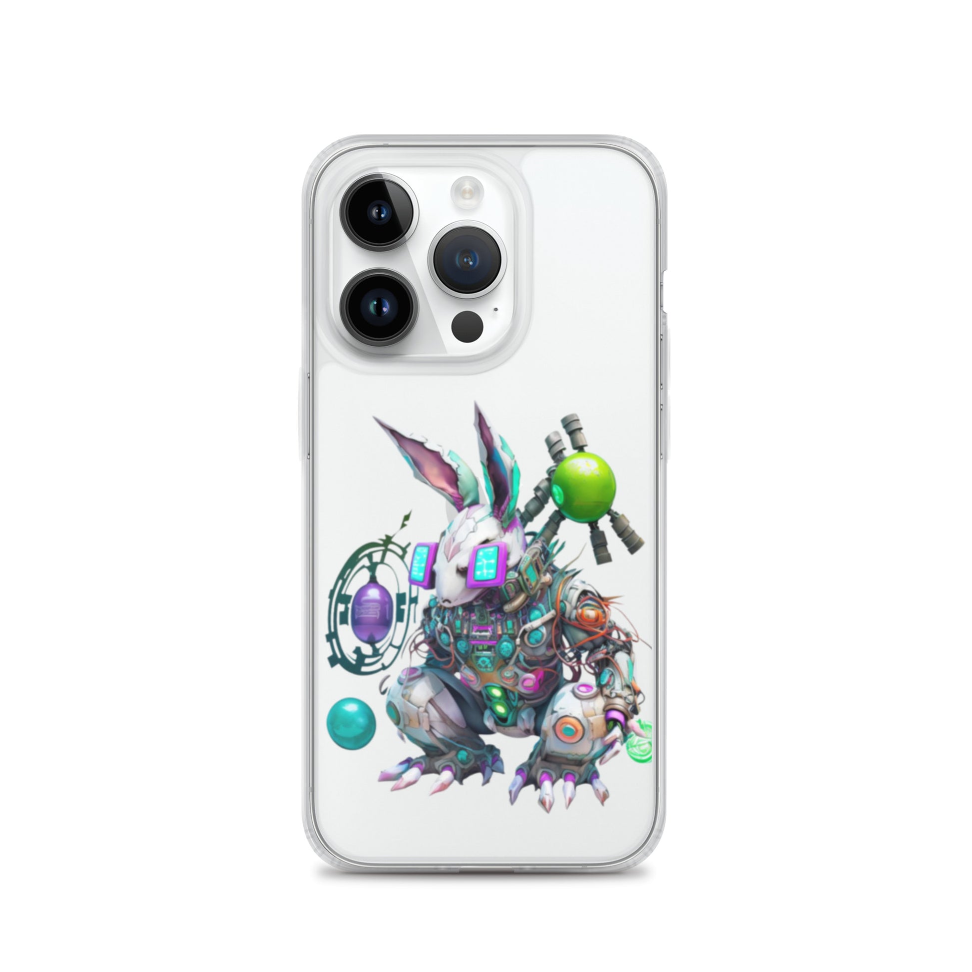 Easter Cyber Bunny Peter Clear Case for iPhone®