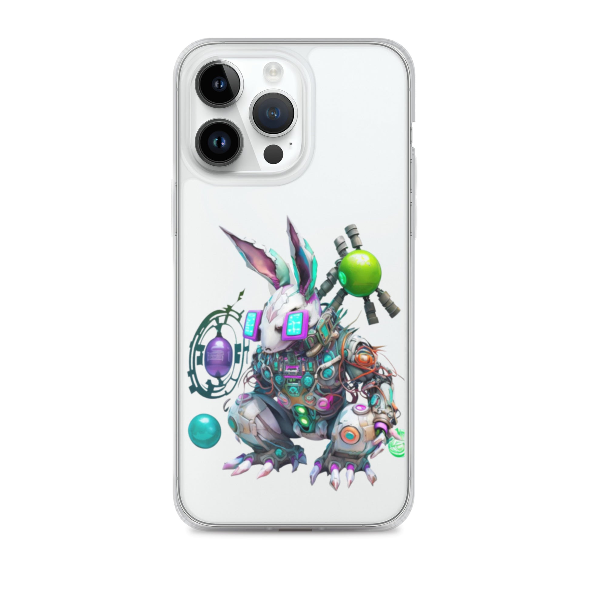 Easter Cyber Bunny Peter Clear Case for iPhone®
