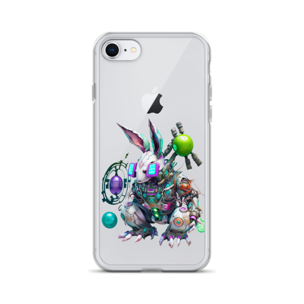 Easter Cyber Bunny Peter Clear Case for iPhone®