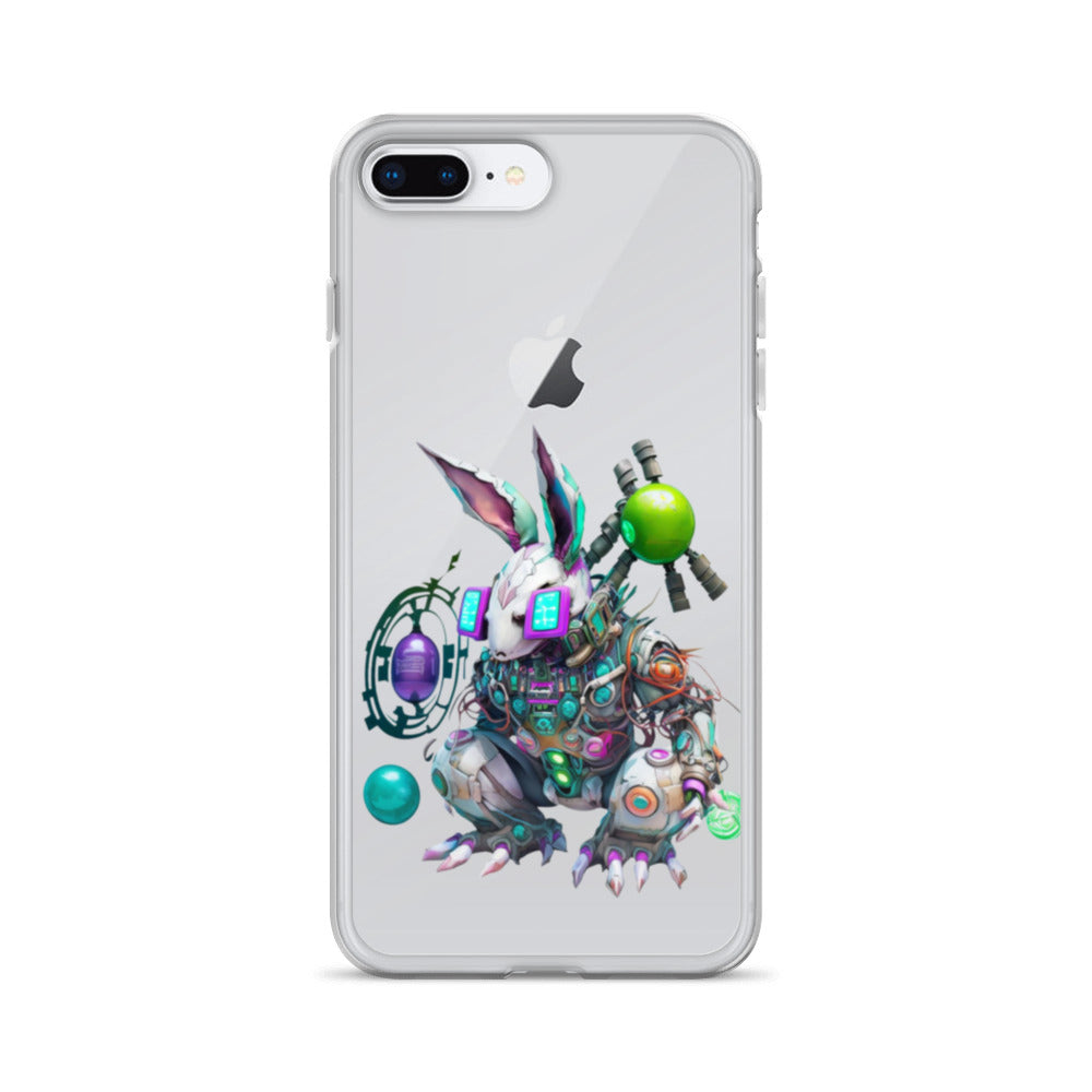 Easter Cyber Bunny Peter Clear Case for iPhone®