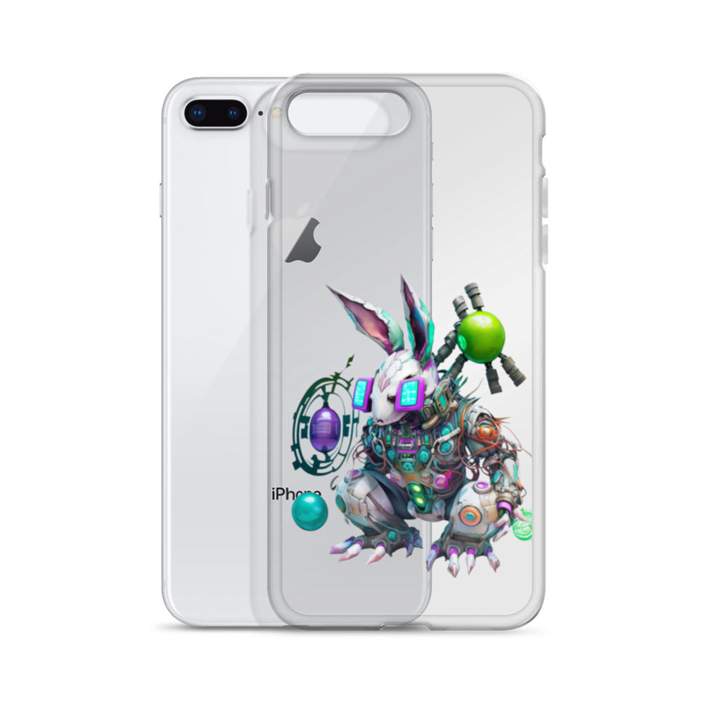 Easter Cyber Bunny Peter Clear Case for iPhone®