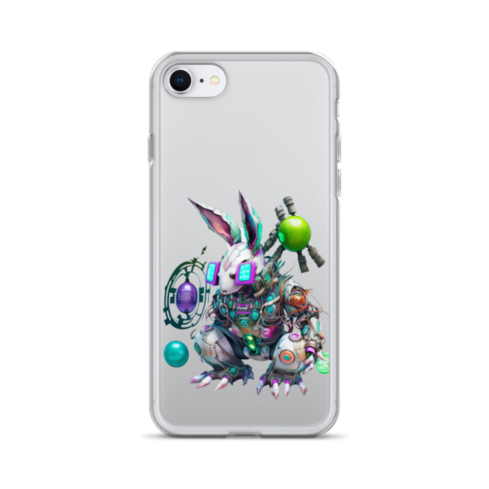 Easter Cyber Bunny Peter Clear Case for iPhone®