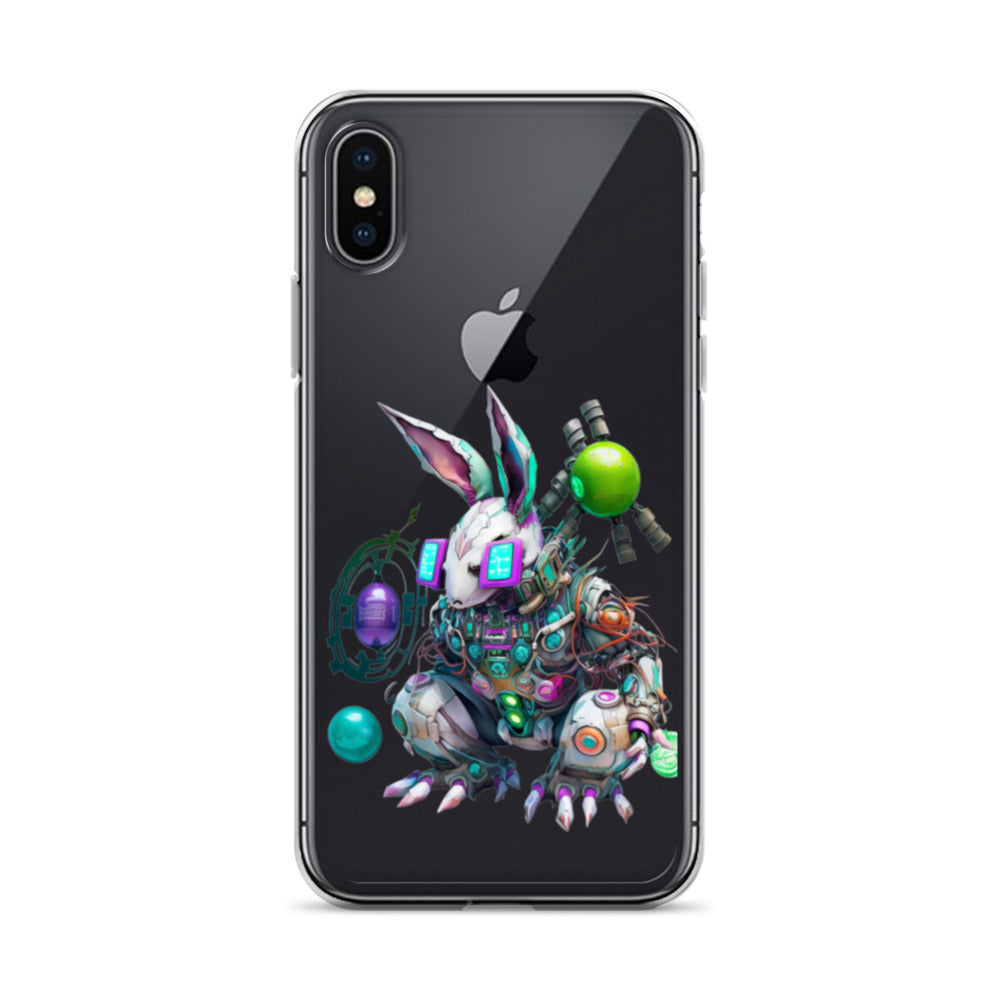 Easter Cyber Bunny Peter Clear Case for iPhone®