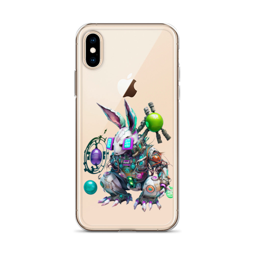 Easter Cyber Bunny Peter Clear Case for iPhone®