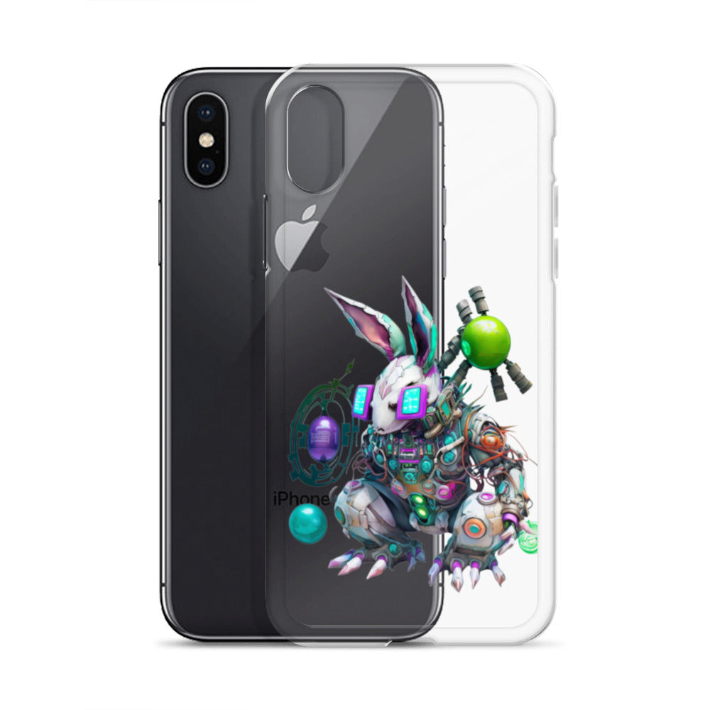 Easter Cyber Bunny Peter Clear Case for iPhone®