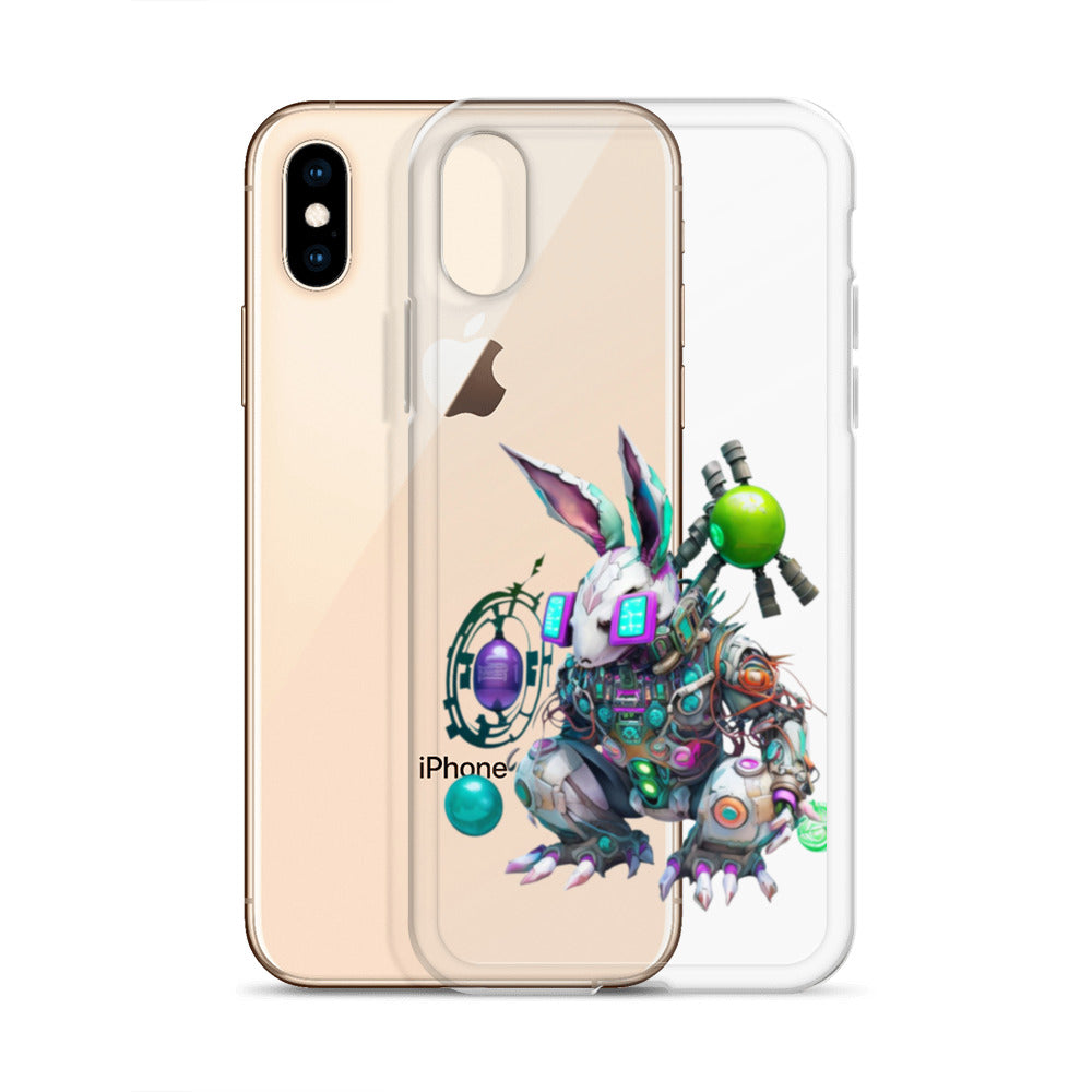 Easter Cyber Bunny Peter Clear Case for iPhone®