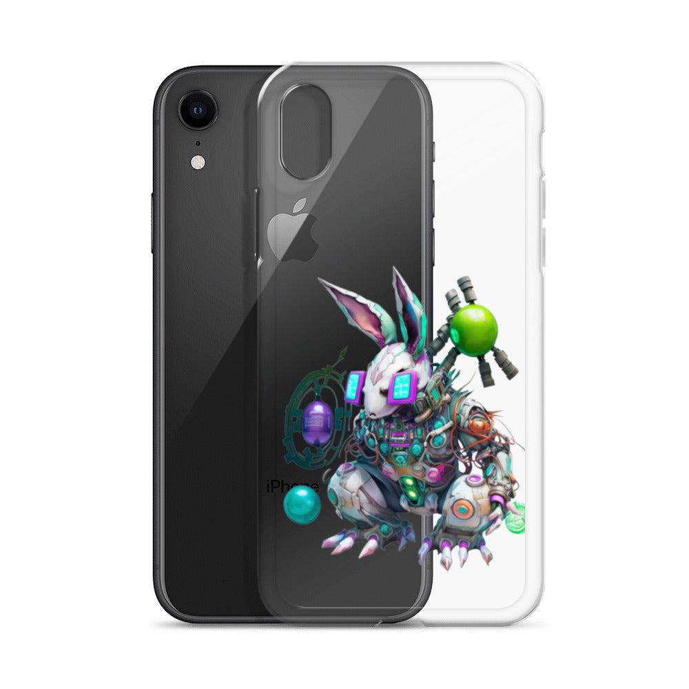 Easter Cyber Bunny Peter Clear Case for iPhone®