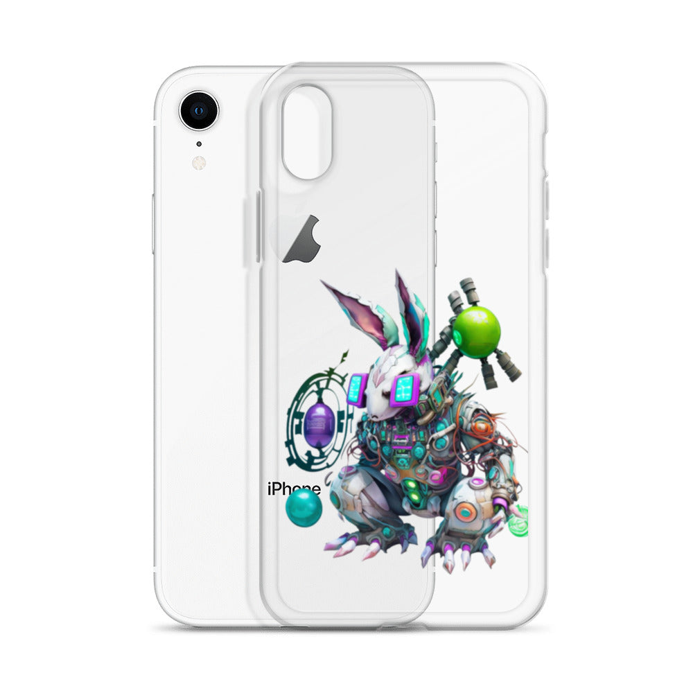 Easter Cyber Bunny Peter Clear Case for iPhone®