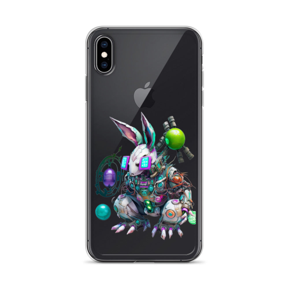Easter Cyber Bunny Peter Clear Case for iPhone®