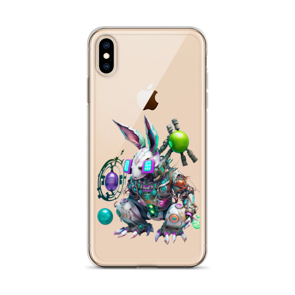 Easter Cyber Bunny Peter Clear Case for iPhone®