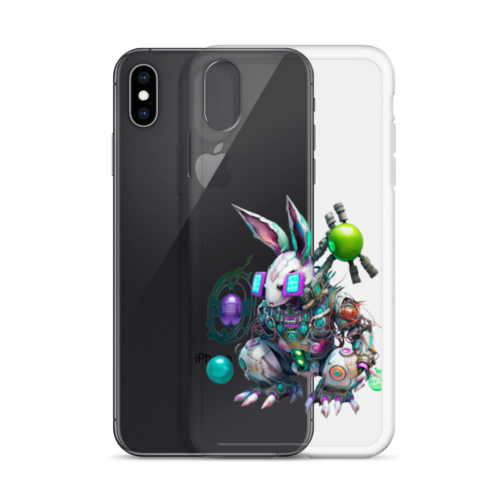 Easter Cyber Bunny Peter Clear Case for iPhone®