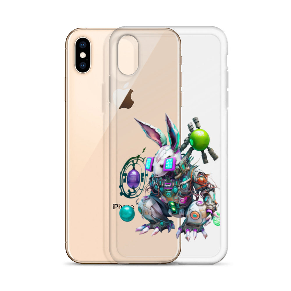 Easter Cyber Bunny Peter Clear Case for iPhone®