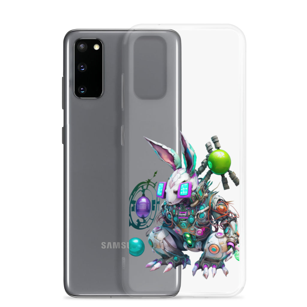 Easter Cyber Bunny Peter Clear Case for Samsung®