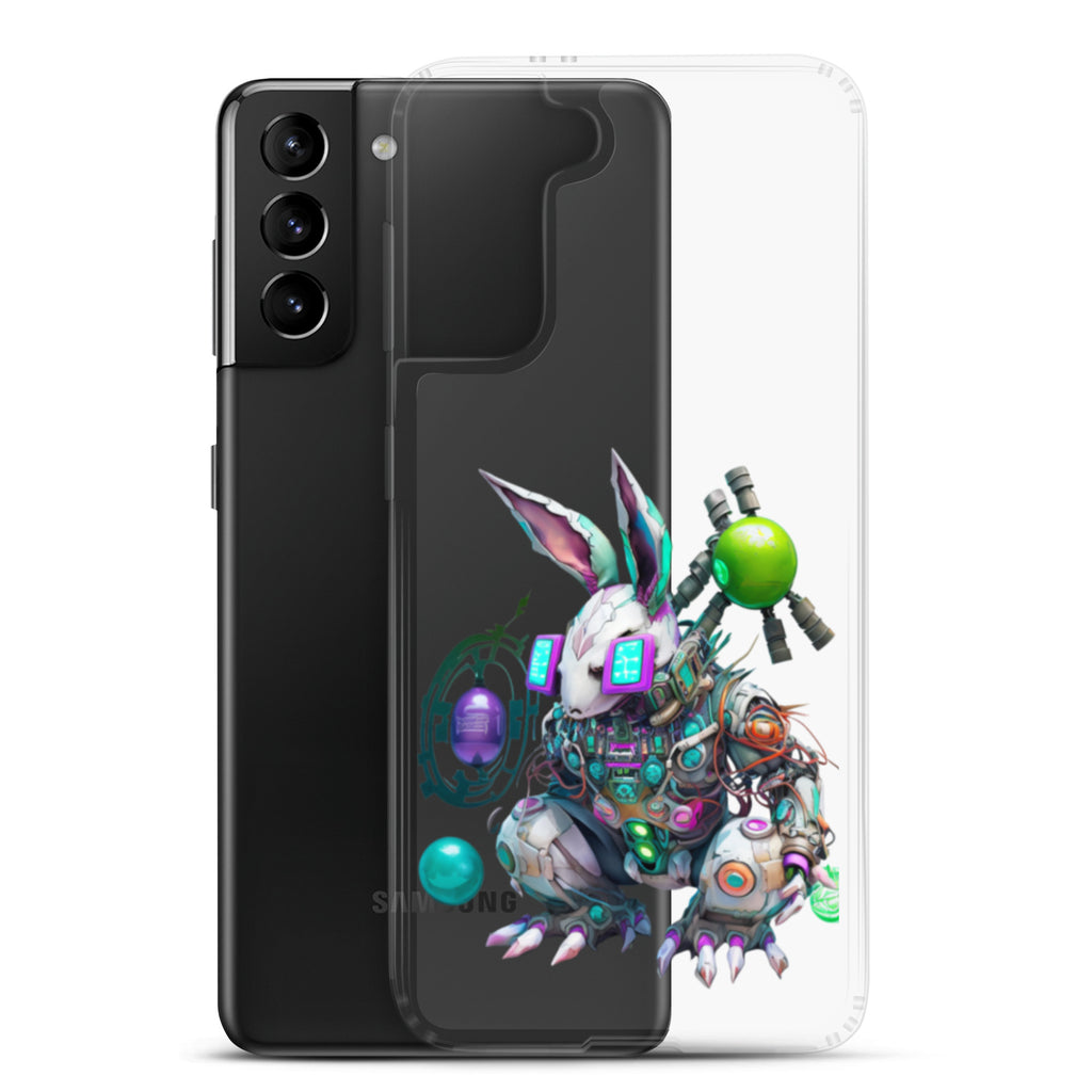 Easter Cyber Bunny Peter Clear Case for Samsung®