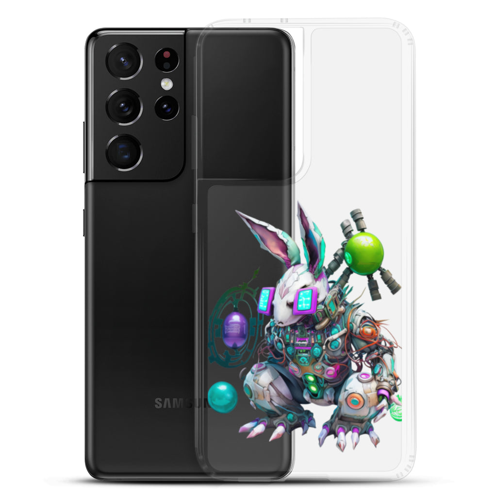 Easter Cyber Bunny Peter Clear Case for Samsung®