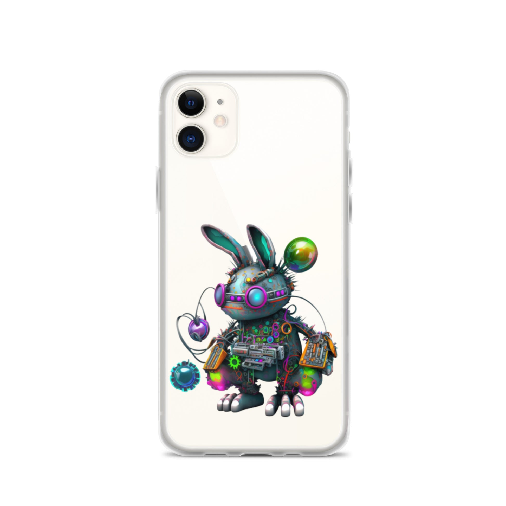 Easter Cyber Bunny Flopsy Clear Case for iPhone®