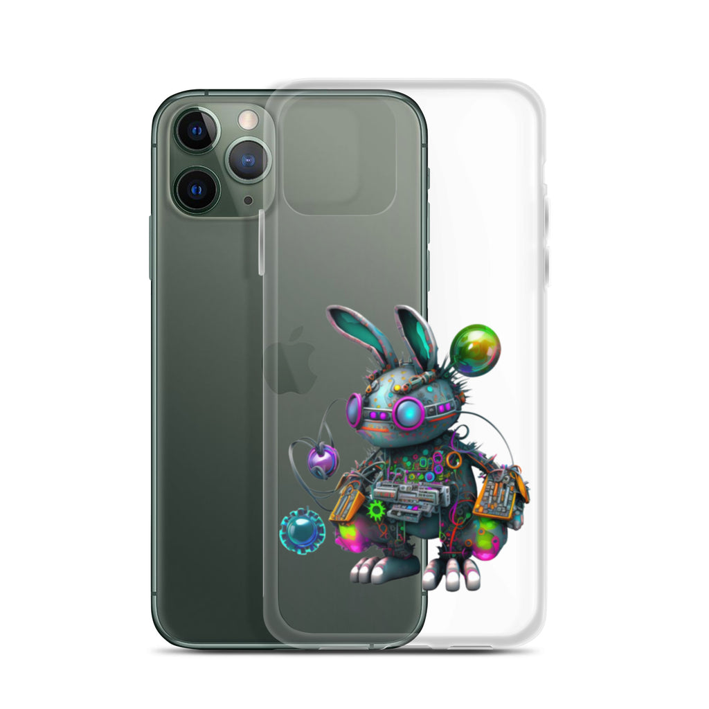 Easter Cyber Bunny Flopsy Clear Case for iPhone®