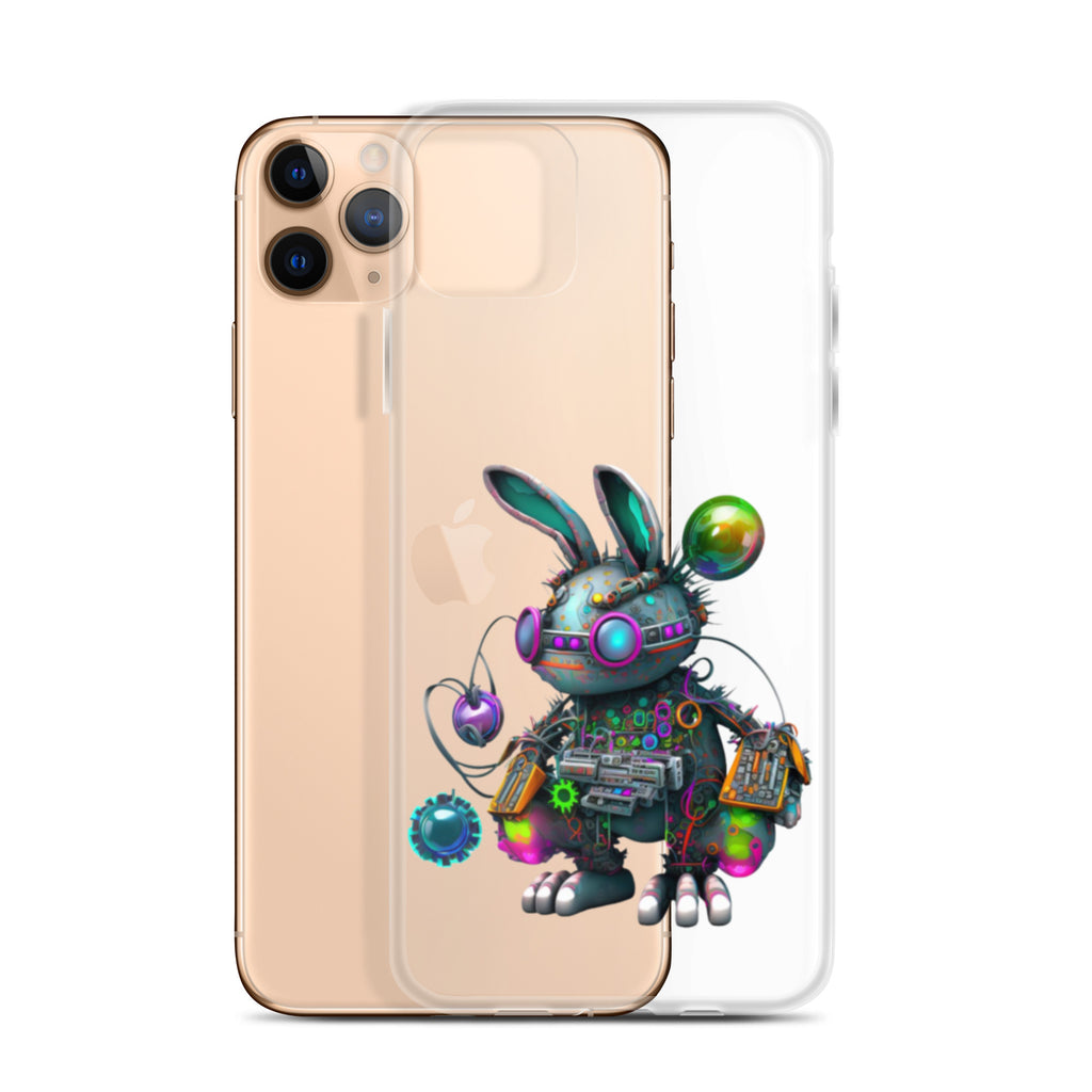 Easter Cyber Bunny Flopsy Clear Case for iPhone®